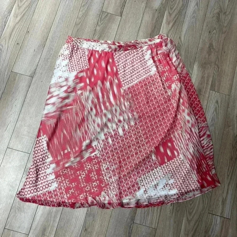 CJ Banks pink/red Skirt lined size 3x NWT